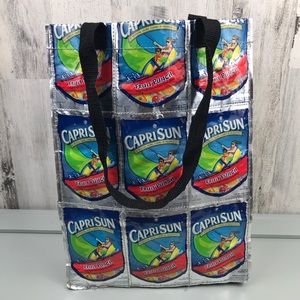 Capri Sun Fruit Punch Beach Tote Bag Upcycled
